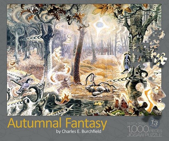 Autumnal Fantasy Puzzle Box Top