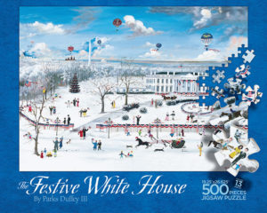 The Festive White House puzzle box